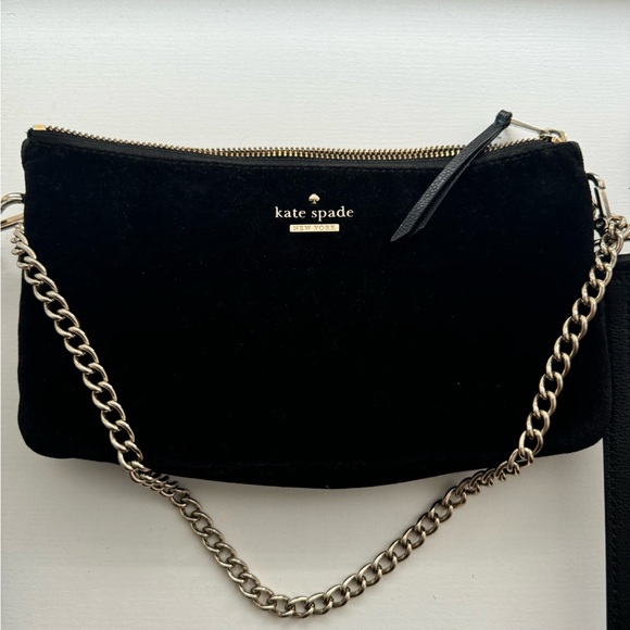 Kate Spade Velvet Black crossbody bag - Picture 3 of 5
